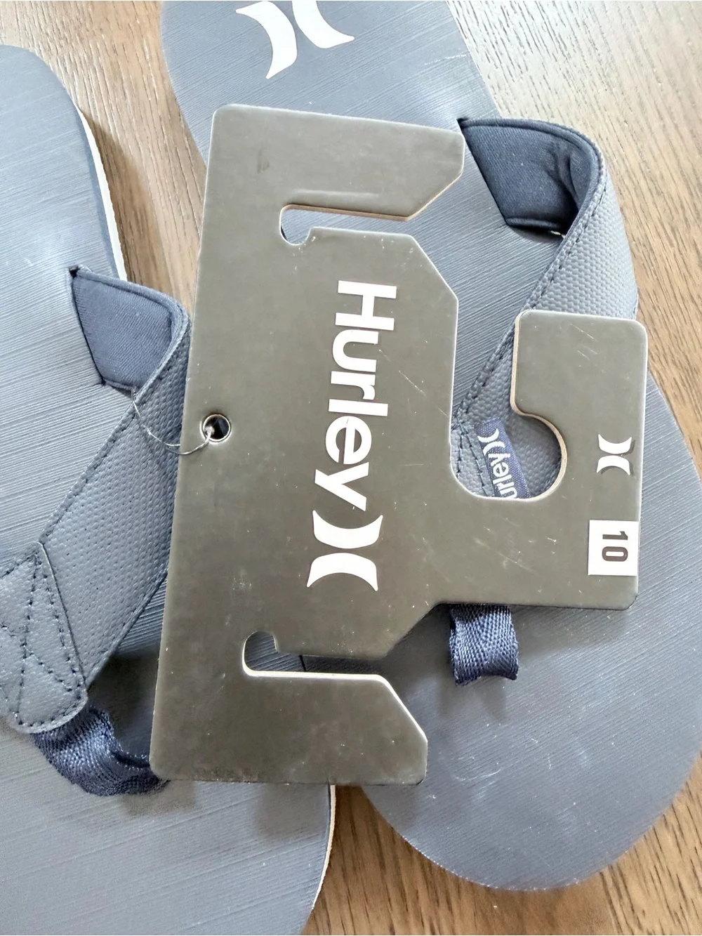 NWT Men’s 10 Hurley Navy Blue Flip Flop Sandals